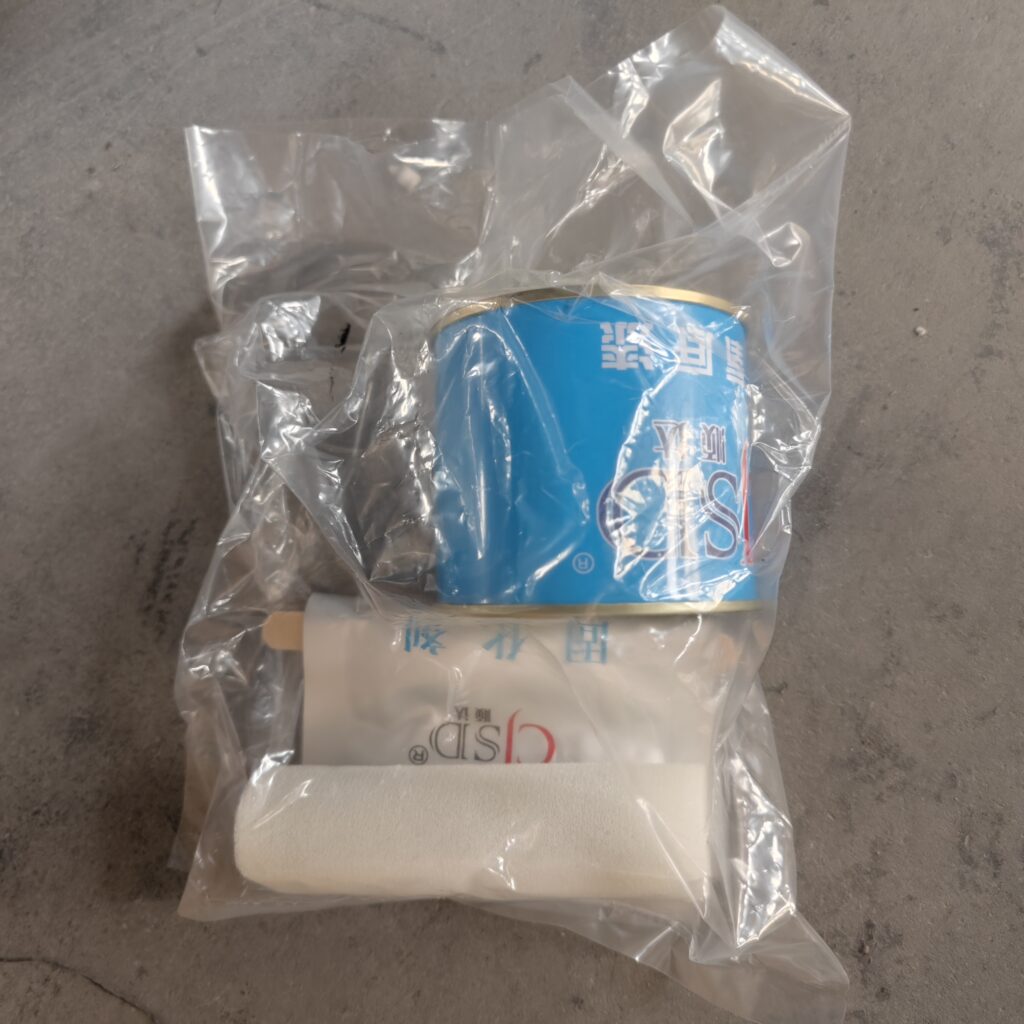 CJSD epoxy primer kit in protective packaging