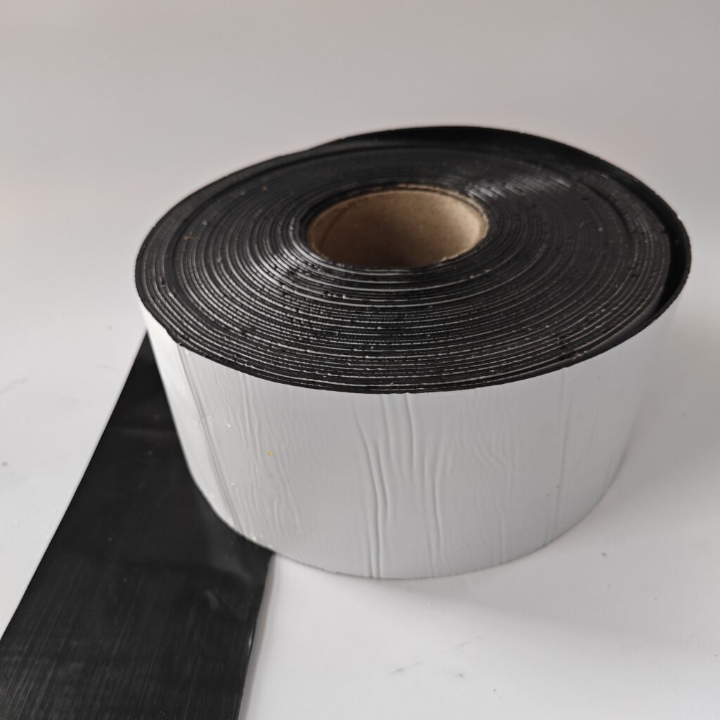 Close view of CJSD polyethylene anticorrosion tape roll