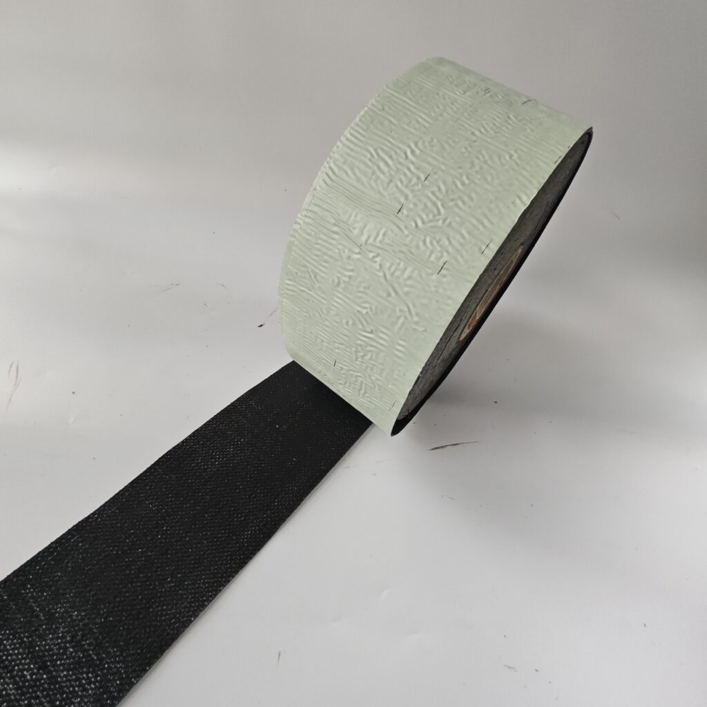 CJSD polypropylene reinforced fiber tape with an unrolled section